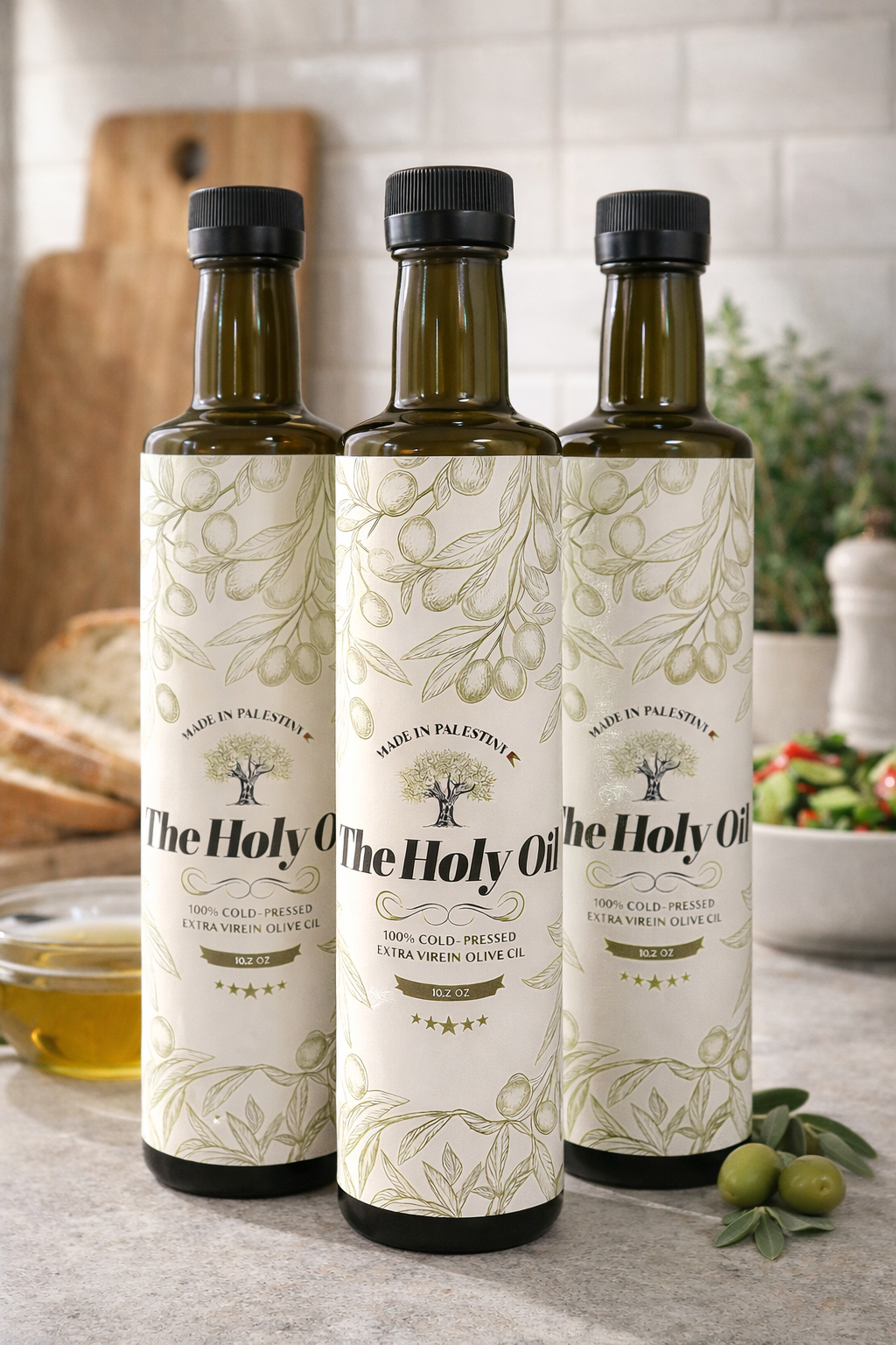 100% Mediterranean Pure Extra Virgin Olive Oil